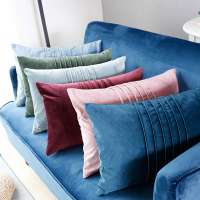 Custom Home Decor Lumbar Shape Sofa Cushion Covers Decorative