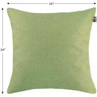 Home Decor Couch Throw Pillow Cushion Case Shell Cover, Hidden Zipper,24''X24'' (Moss Green)