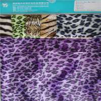 high quality leopard print tricot velvet fabric for upholstery