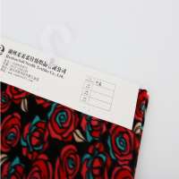 Fashionable floral print plain breathable supersoft fabric