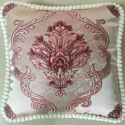 Delicate Embroidered living room backrest brace sofa pillows