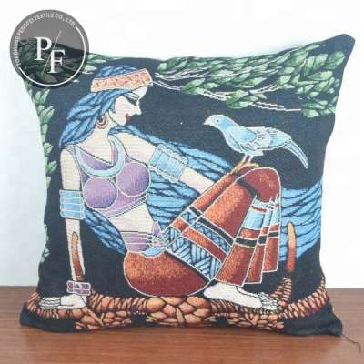 Wholesale Home decor chenille jacquard cushion type vintage throw pillow