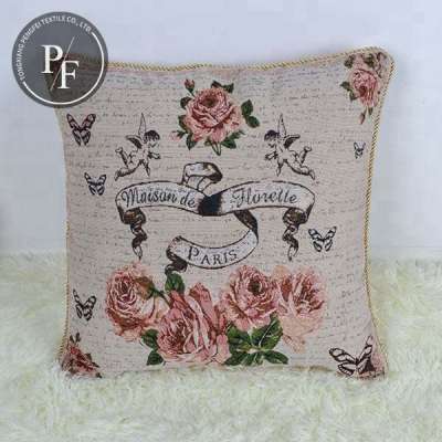 Flower Decorative Throw Covers Square Cushion Covers Outdoor Couch Pillow