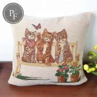 2019 New Arrival cat Leaf Throw Pillow Covers Outdoor Couch Sofa pillow